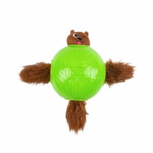 Interactive Snuffle and Treat Ball with Squeaky Plush Puzzle Inserts