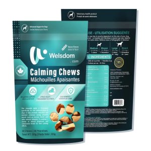 Advanced Stress Relief Calming Chews for Dogs - Natural Anxiety Support for Storms, Travel, and Separation