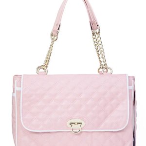 Luxury Quilted Soft-Sided Pet Carrier with Mesh Ventilation and Comfort Lining