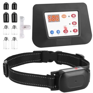 2-in-1 Advanced Wireless Dog Fence and Remote Behavioral Training System with 990ft Radius