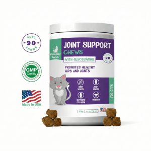 Advanced Glucosamine and MSM Joint Support Soft Chews for Cats