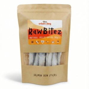 Hand-Rolled Wild Caught Salmon Skin Sticks for Dogs