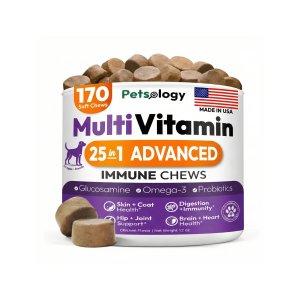Advanced Daily Multivitamin and Immune Support Chewables for Dogs – Total Wellness Formula