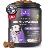 Premium 15-in-1 Daily Multivitamin Soft Chews for Dogs – Complete Immune, Skin, and Joint Support