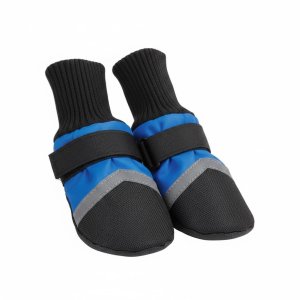 Durable All-Weather Protective Dog Boots – Anti-Slip Oxford Fabric Paw Protectors for Hot Pavement, Snow, and Ice