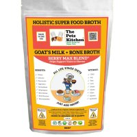 Holistic Goat Milk and Bone Broth Superfood Topper for Canine Vision and Glucose Support