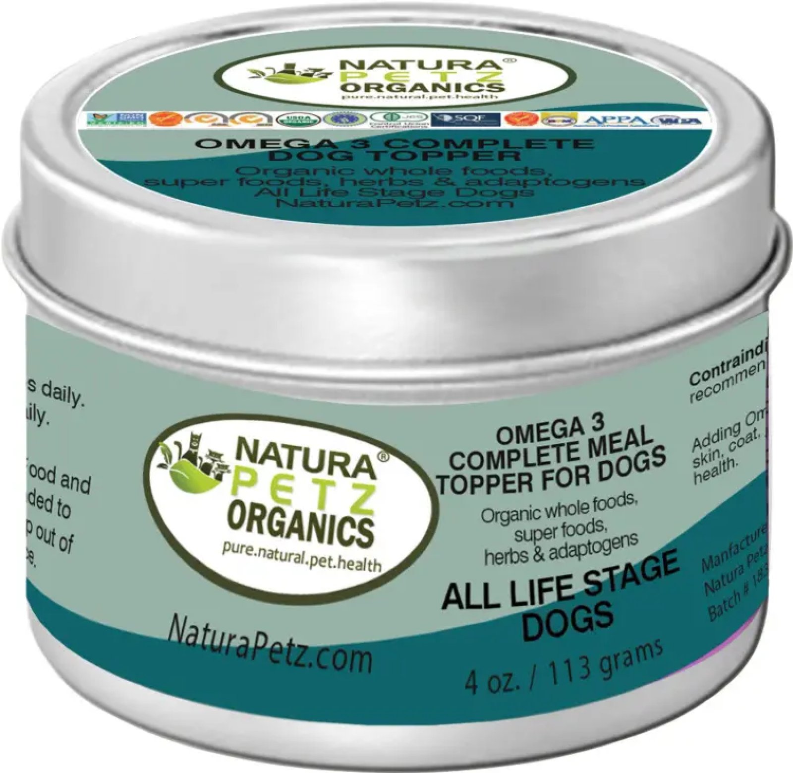 Nutritional Omega 3 and 6 Complete Meal Topper for Dogs and Cats